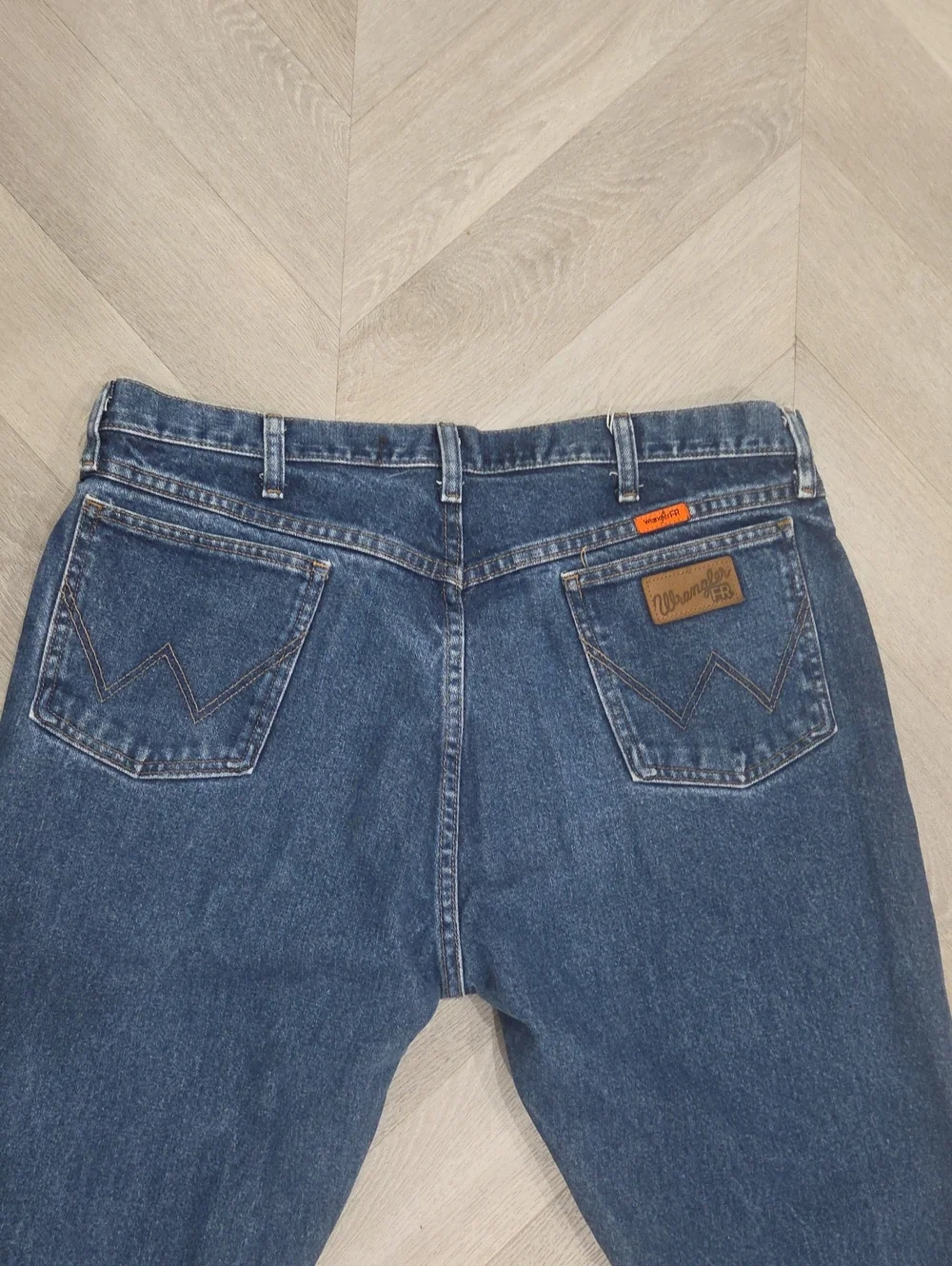 Wrangler FR Flame Resistant Original Fit Denim Work Jeans 38x32